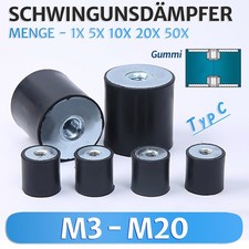 Gummipuffer Typ C Ø10-150mm