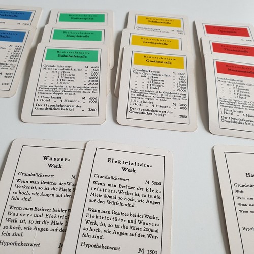 Monopoly ersatzteile alt 70er - monopoly,