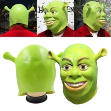 Lustige grüne Shrek Maske Handschuhe Krallen Anime Cosplay Maskerade Requisiten