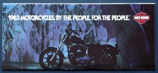 Prospekt brochure 1983 Harley
