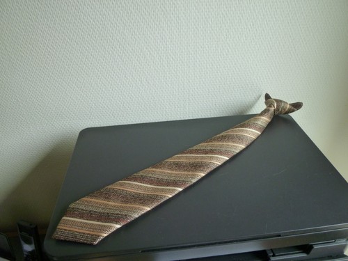 Krawatte mit clip 60er jahre - krawatte,