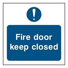 Brandschutztür geschlossen halten Schild oder Aufkleber | FPRV0021