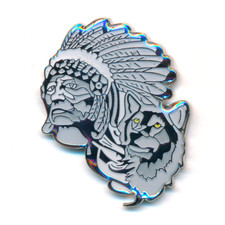 Indianer mit Wolf - Native