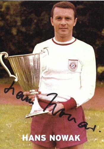 Hans nowak autogrammkarte - hans,