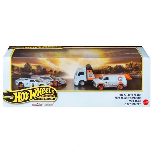 Hot wheels gulf 4er set - gulf, 4er-set