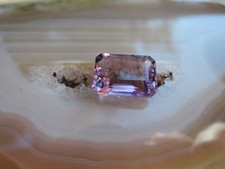 Echter Amethyst achteckig