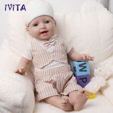 IVITA 20"Ganzkörper Silikon Junge Neugeborene Puppe Reborn Baby Süßer Junge