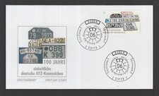 Germany BRD 2006 FDC  - 100 Jahre einheitliche deutsche KFZ Kennzeichen