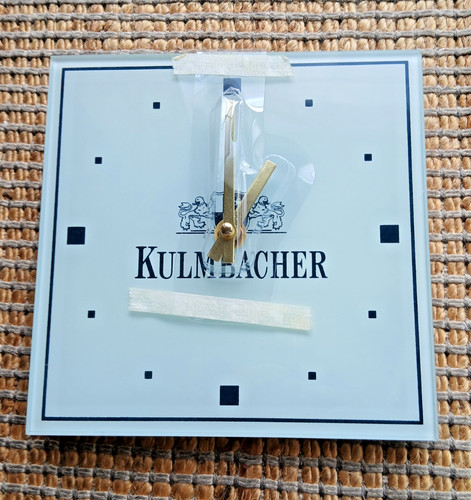Kulmbacher bier wanduhr - bier,