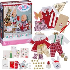 BABY born Adventskalender 2024 - Puppenkleidung für 43 cm Puppen Zapf 836101