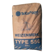 25kg | 550 | TeKa | Weizenmehl