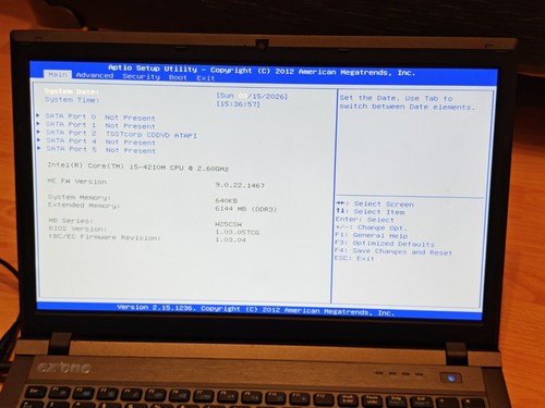 Notebook exone zoll i5 - ca.15.5,