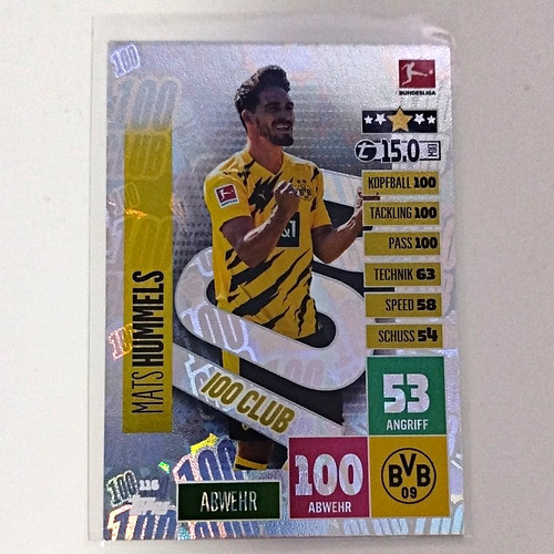 Topps bundesliga mats - mats, hummels