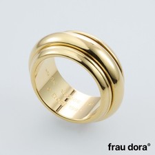 Piaget Breiter Drehring "Possession" Massiv 750/- Gelbgold Full Set