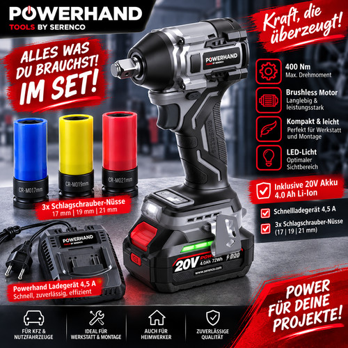 Powerhand - , 1/2"