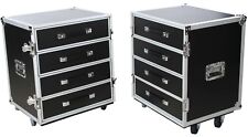 Service Roadie Tool Schubladen Flight Case Rack DD-8 mit Rollen Transportcase