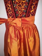 Dirndl Wenger Austrian Style Leo Orange Gr. 34 