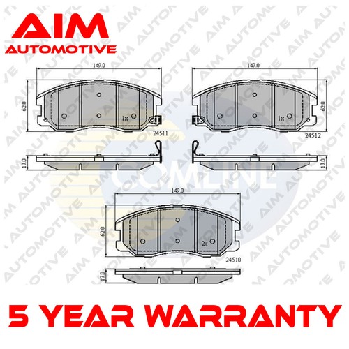 Brake pads set - brake, front