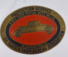 1930 STATE FARM PLAKETTE GRILL