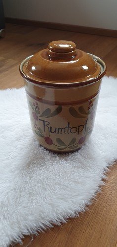 Alter rumtopf mit deckel - rumtopf,