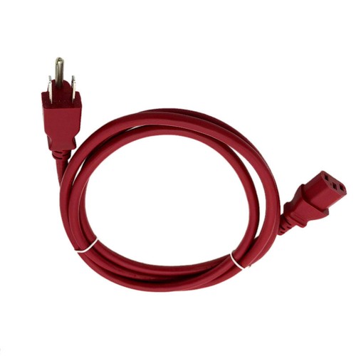 6ft red power - red, cable