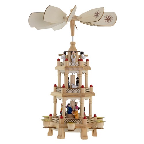 Weihnachtspyramide aus holz - aus,
