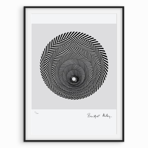 Bridget riley signiert - bridget, blaze