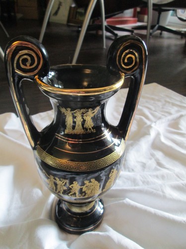 Vase oder kelch schwarz gold - oder,