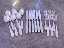 WMF Modell PRISMA GOLD Vorspeisenbesteck 6 Personen 18 Teile in Cromargan TOP !