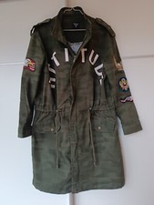 Army Military Look Jacke Mantel Parka Blazer Damen Gr. M RAWDenim 