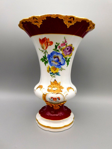 Meissen porzellan prunk vase - meissen, prunk-vase