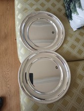 Edle Platz Teller v. Fink versilbert,Durchmesser 32 cm, Pflegeleicht, gebraucht