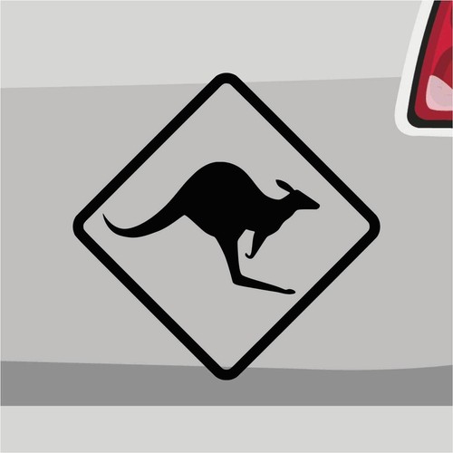 Känguru schild aufkleber - känguru,