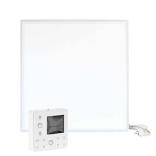 Wiltec Infrarot Deckenheizung 370W 65,5x63x3,5cm Infrarotheizung LED Heizung