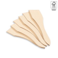 Raclette - Spachtel im 6er Set aus Buche / Kesper / Racletteschieber / Raclet...