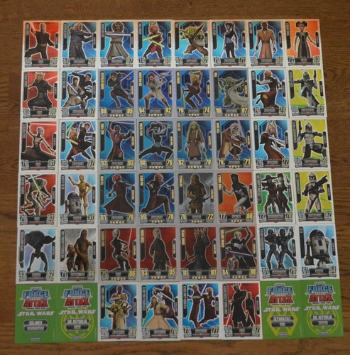 Force attax clone wars - force,