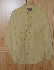 Curryfarbenes Mustang Basic - Jeanshemd/Bluse Damen Größe S