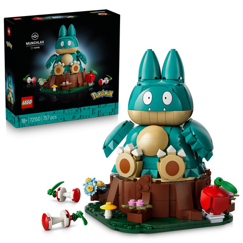 Lego pokémon 72150 mampfaxo - lego,