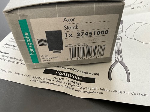 Hansgrohe axor starck fix fit - starck, fix-fit