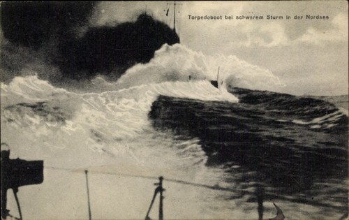 Torpedoboot bei schwerem - ak,