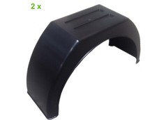 2 x Kotflügel eckig Breite