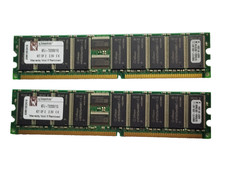 2GB Kit (2x 1GB) Kingston DDR1