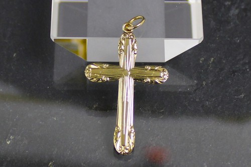 Vintage gold cross - vintage, cross,