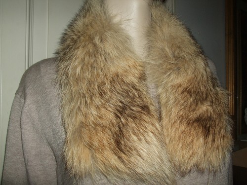 Schal neck scarf coyote pelz - schal,