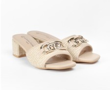 Damen Pantoletten mit Absatz