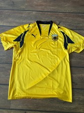 Original Fussball Trikot AEK Athen Vintage goldgelb Puma XL