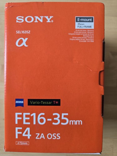 Sony vario tessar - vario-tessar, (sel1635z)