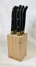 Laguiole Messerblock m.6 Steakmesser Fleischmesser  Inox France