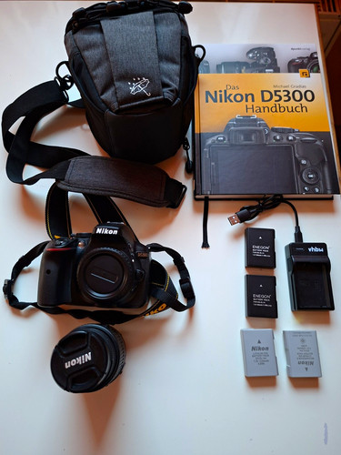 Nikon d5300 18 55mm vr - nikon, d5300,