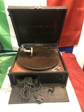 Koffer Grammophon 78 Drehzahl Elektrisch 110 Volt Pathè Diamond Jahre 20 Nicht